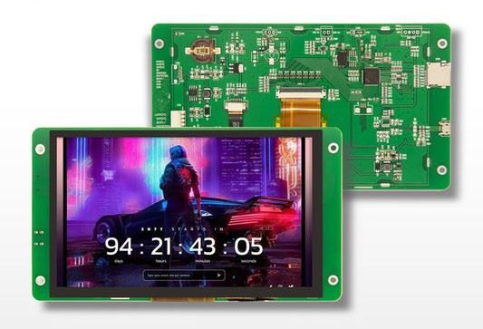 70-инчов TFT със сензорен дисплей за електромер