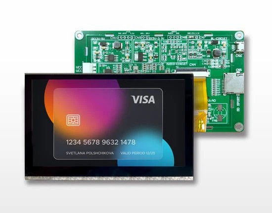 4,3-инчов TFT със сензорен дисплей